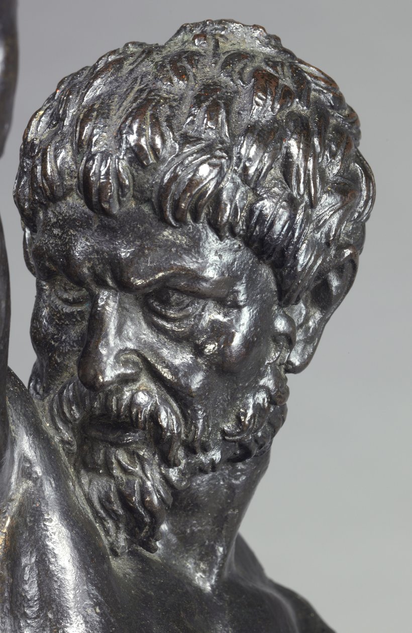 裸体吸食骑黑豹，c.1506-08（青铜） 作者 米开朗基罗（Michelangelo Buonarroti）