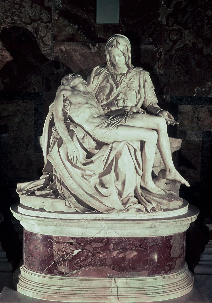 Pieta（大理石） 作者 米开朗基罗（Michelangelo Buonarroti）