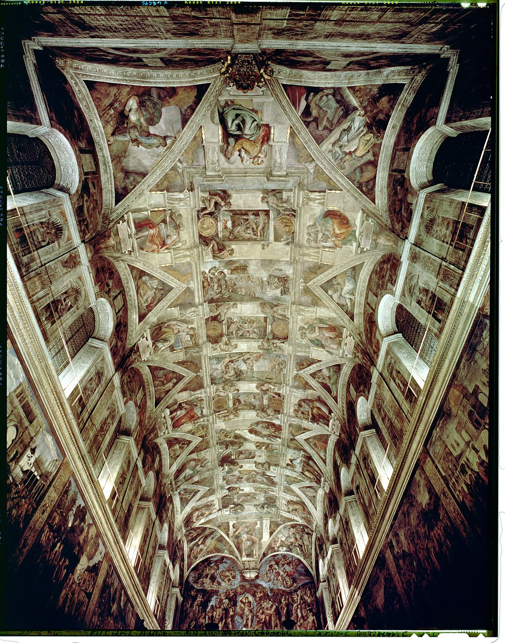 西斯廷教堂天花板，1508-12 作者 米开朗基罗（Michelangelo Buonarroti）