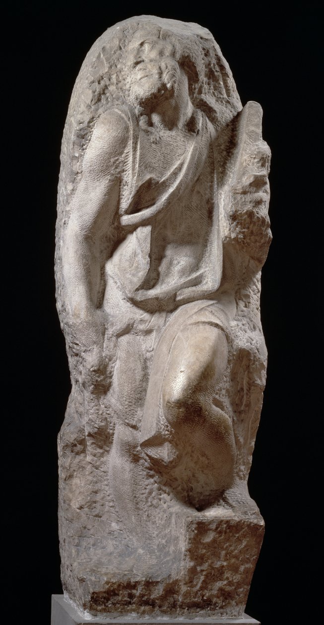 圣马太福音，1506（大理石） 作者 米开朗基罗（Michelangelo Buonarroti）