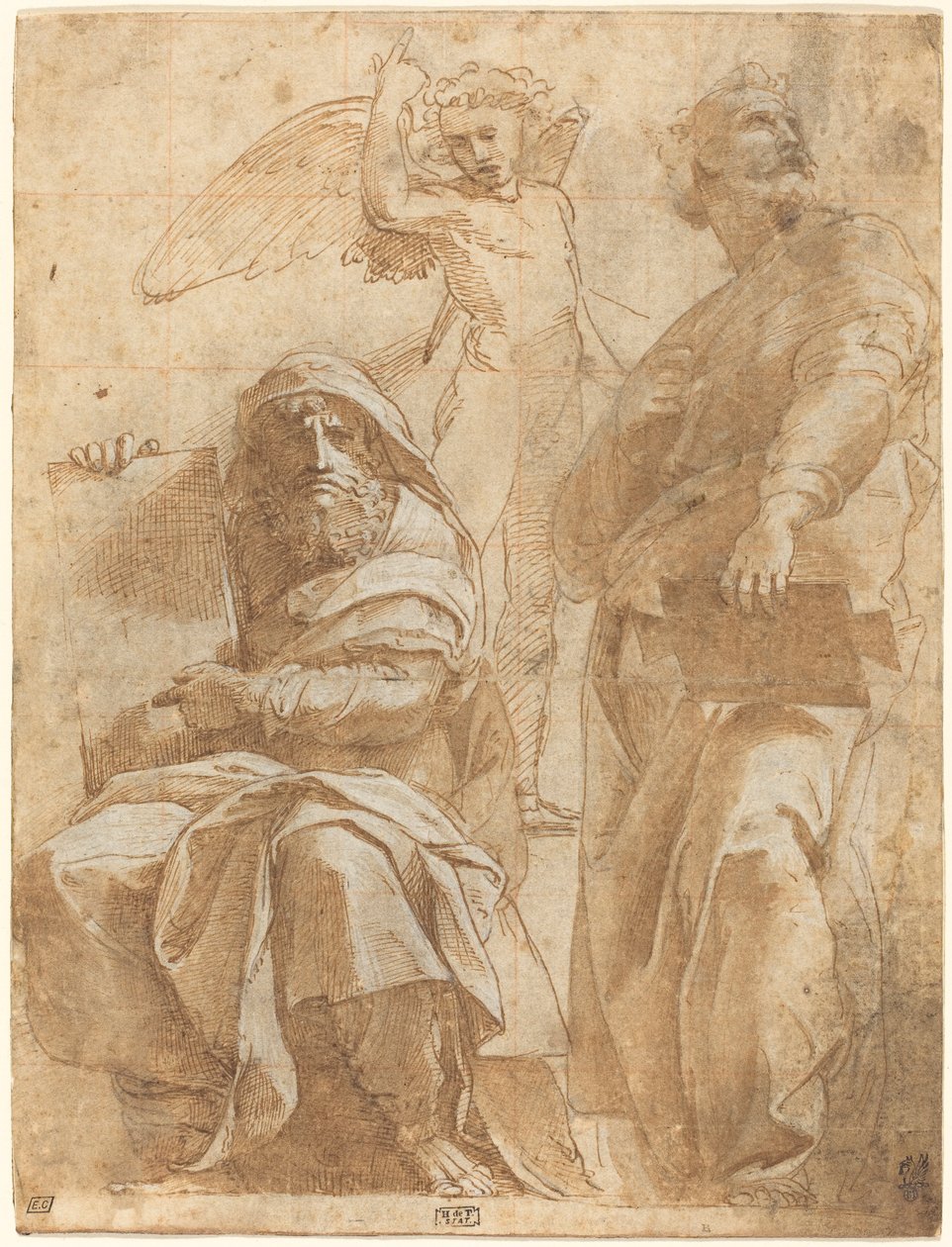 先知何西阿和约拿 作者 米开朗基罗（Michelangelo Buonarroti）