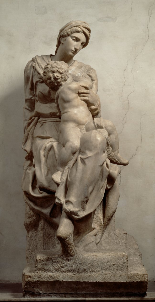 圣母子（大理石）（另见63079） 作者 米开朗基罗（Michelangelo Buonarroti）