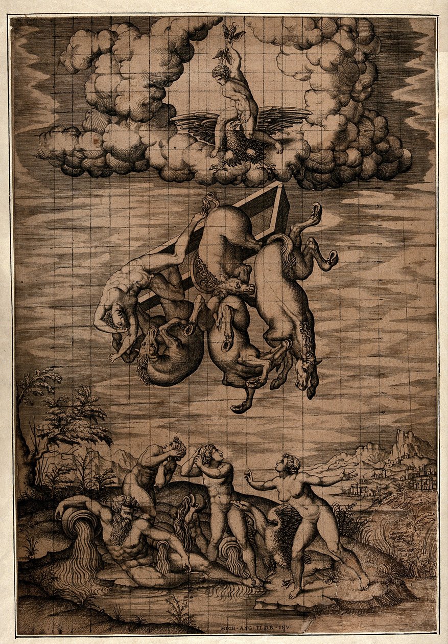 辉腾的陨落 作者 米开朗基罗（Michelangelo Buonarroti）