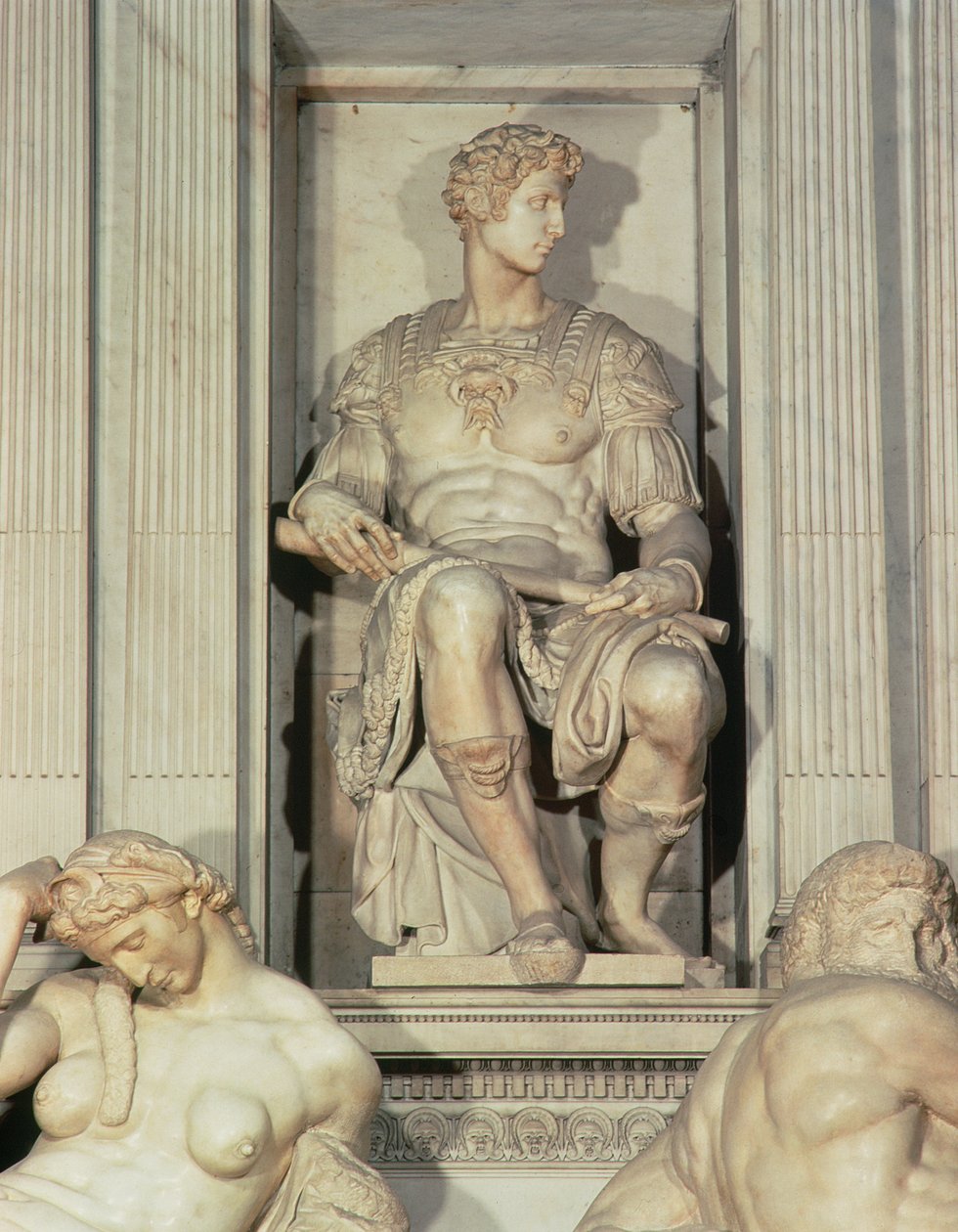 Giuliano de&39;Medici墓（大理石）（细节） 作者 米开朗基罗（Michelangelo Buonarroti）