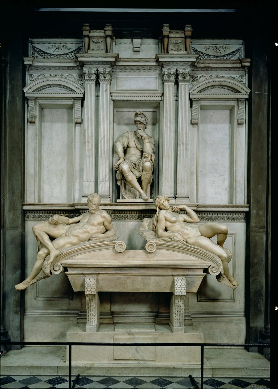 Lorenzo de Medici墓（1449-92）1520-34（大理石） 作者 米开朗基罗（Michelangelo Buonarroti）