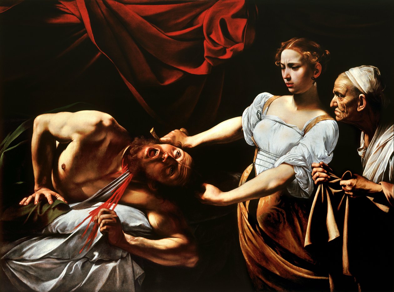 朱迪思斩首Holofernes 作者 米开朗基罗·梅里西·卡拉瓦乔