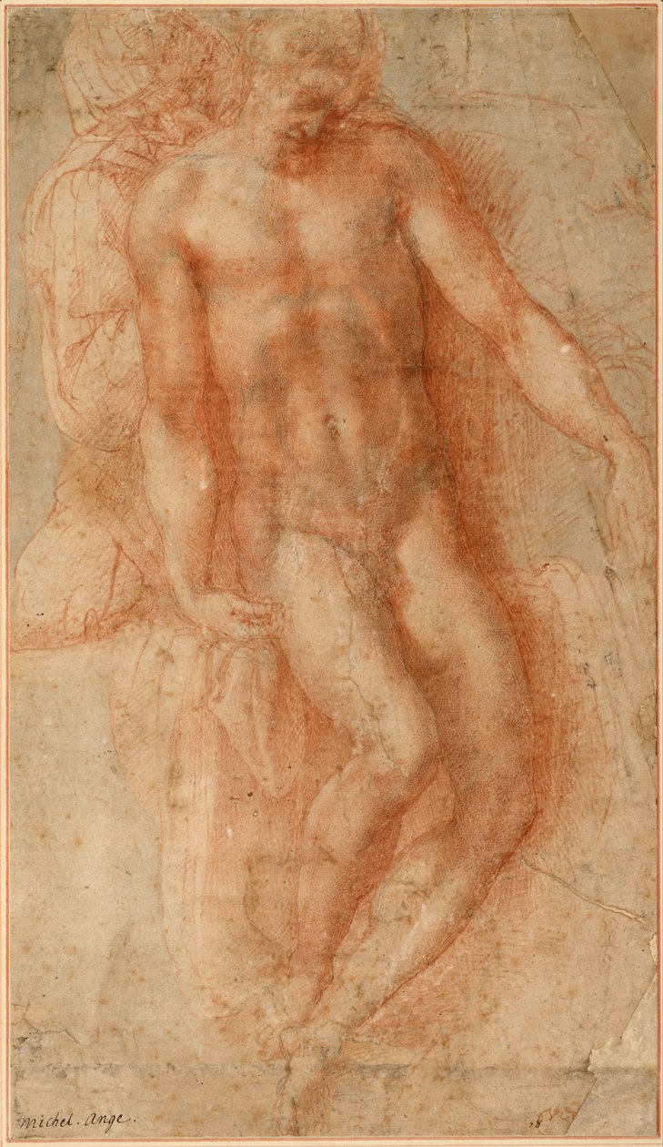 壁画，约 1530-1536 年 作者 米开朗基罗
