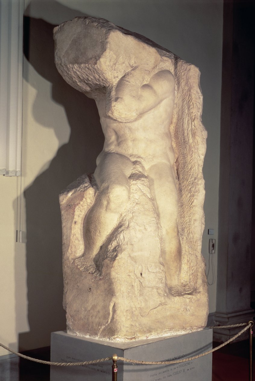 “ Atlas”奴隶，约1520-23年 作者 米开朗基罗（Michelangelo Buonarroti）