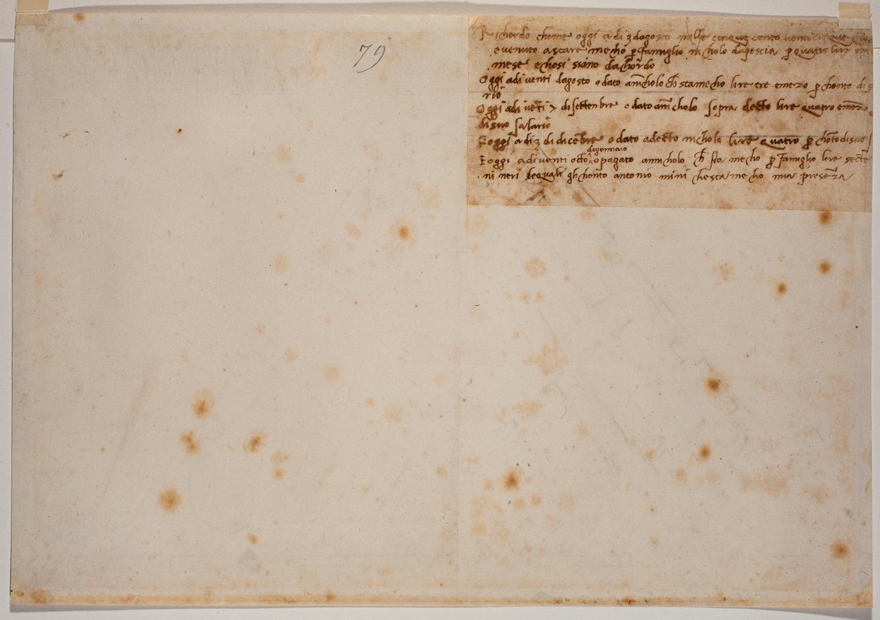 签名回忆录 作者 米开朗基罗（Michelangelo Buonarroti）