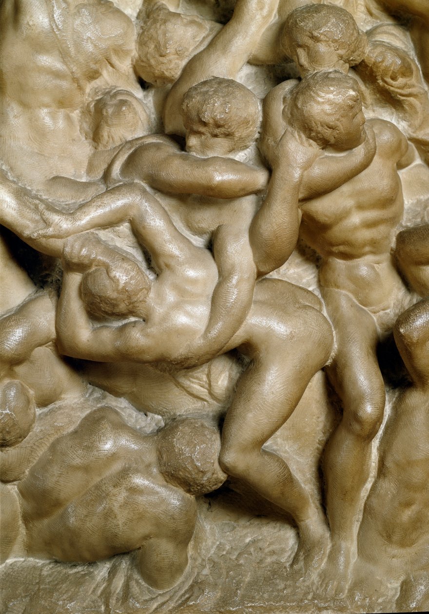 Lapiths对半人马的战斗 作者 米开朗基罗（Michelangelo Buonarroti）