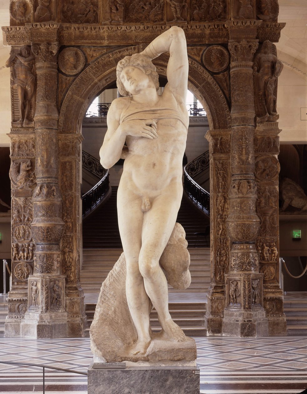 俘虏，被称为垂死的奴隶 作者 米开朗基罗（Michelangelo Buonarroti）