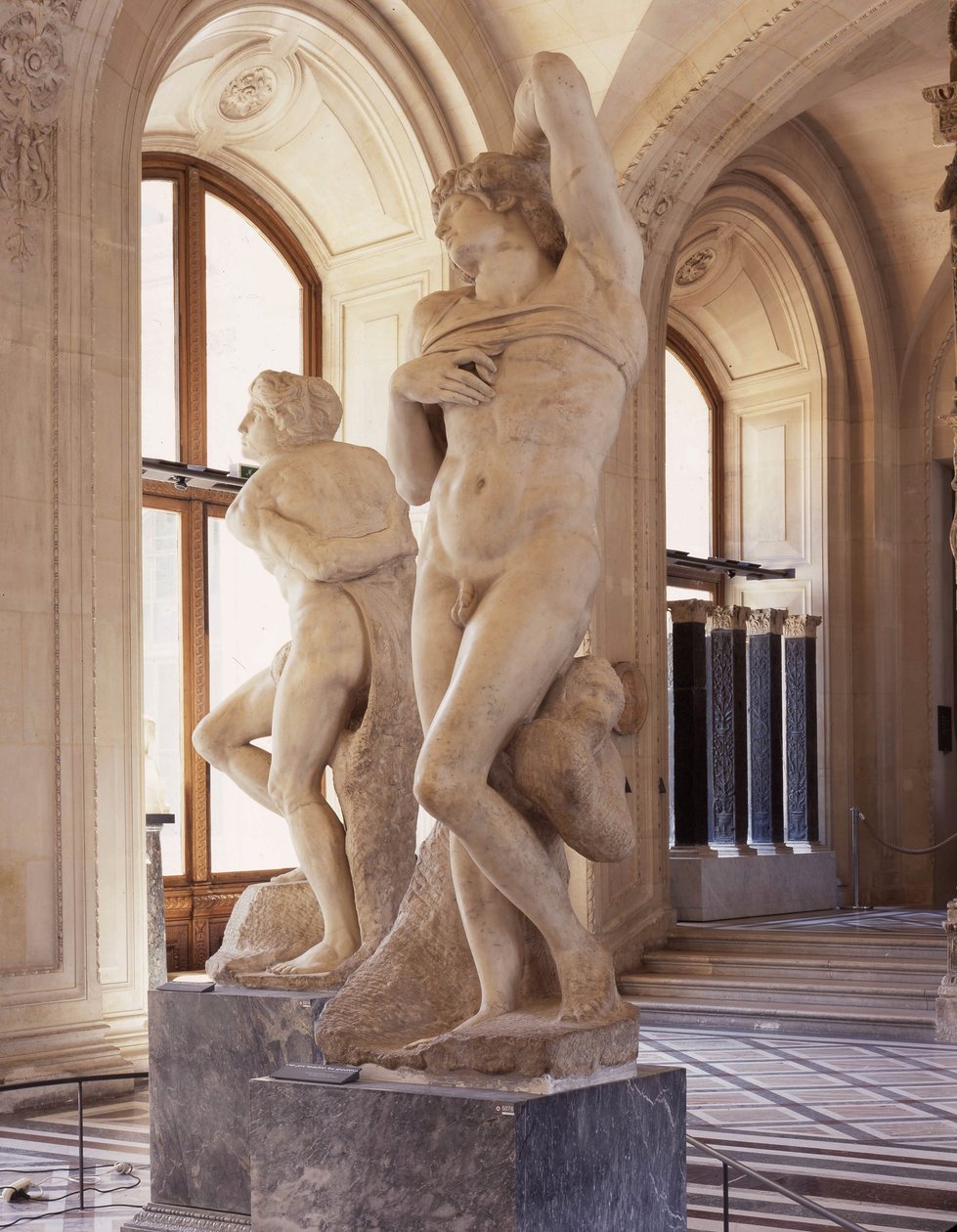 俘虏，被称为垂死的奴隶 作者 米开朗基罗（Michelangelo Buonarroti）