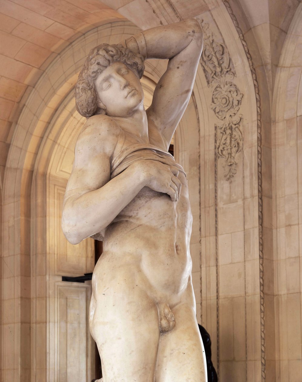 俘虏，被称为垂死的奴隶 作者 米开朗基罗（Michelangelo Buonarroti）