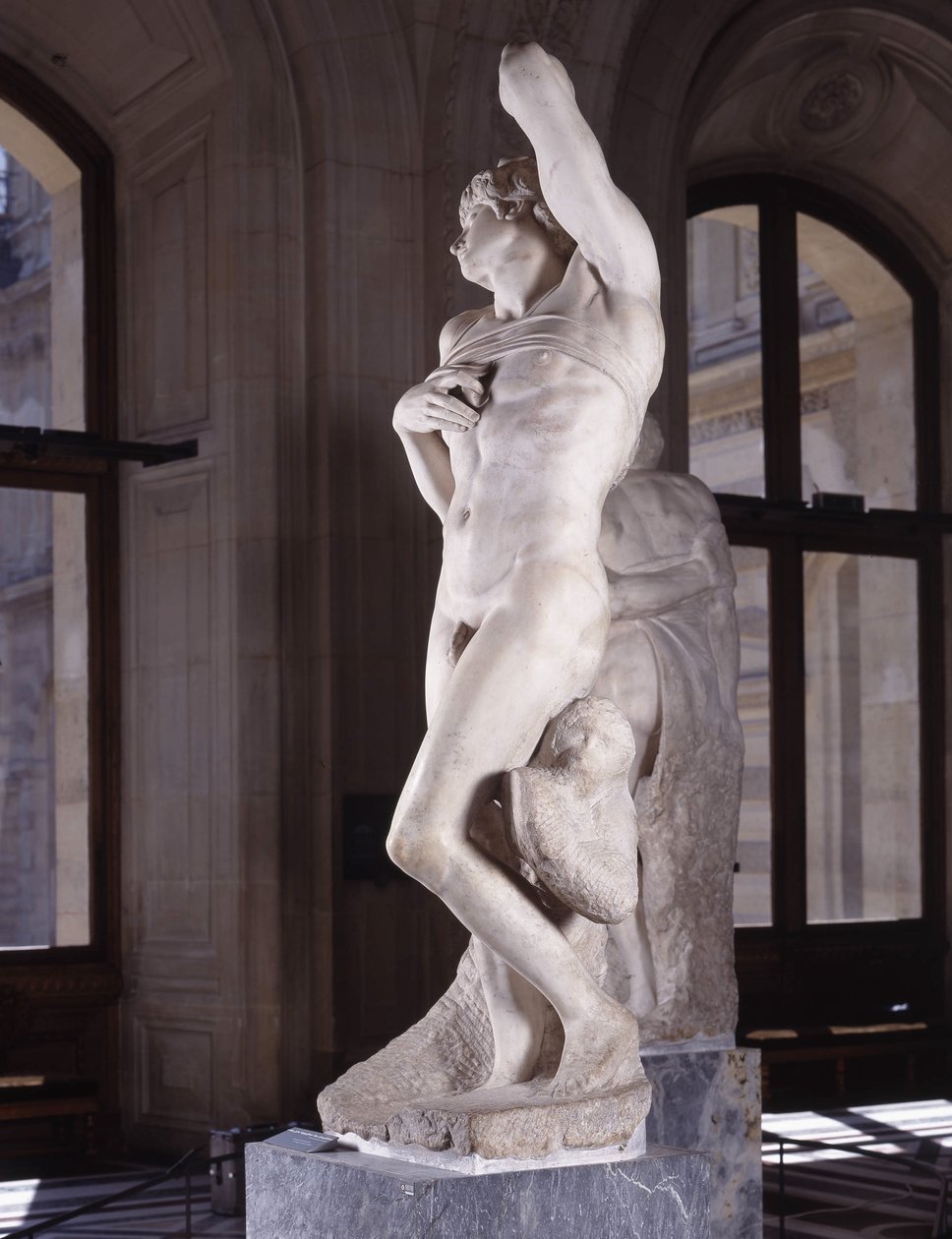 俘虏，被称为垂死的奴隶 作者 米开朗基罗（Michelangelo Buonarroti）