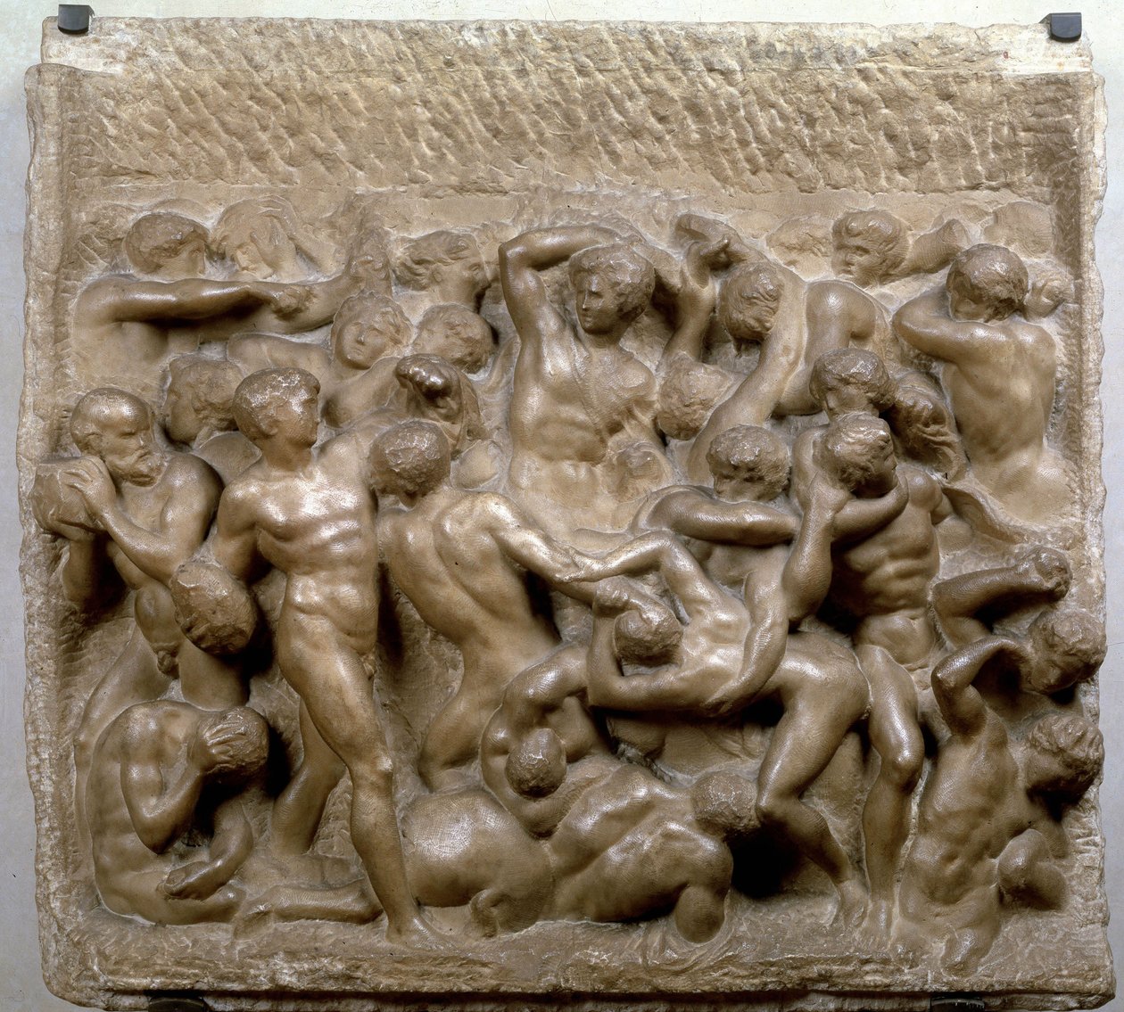 半人马战役 作者 米开朗基罗（Michelangelo Buonarroti）