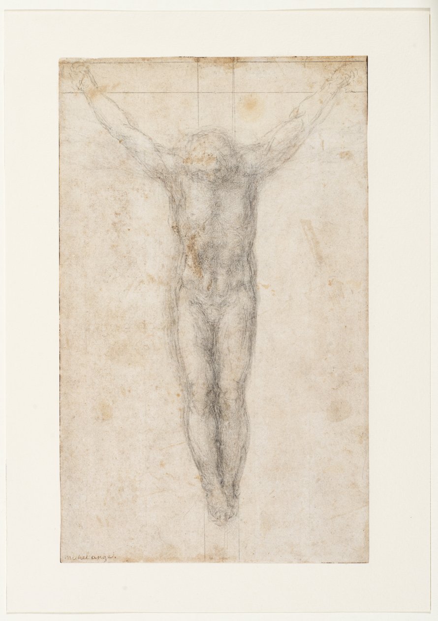 基督在十字架上 作者 米开朗基罗（Michelangelo Buonarroti）