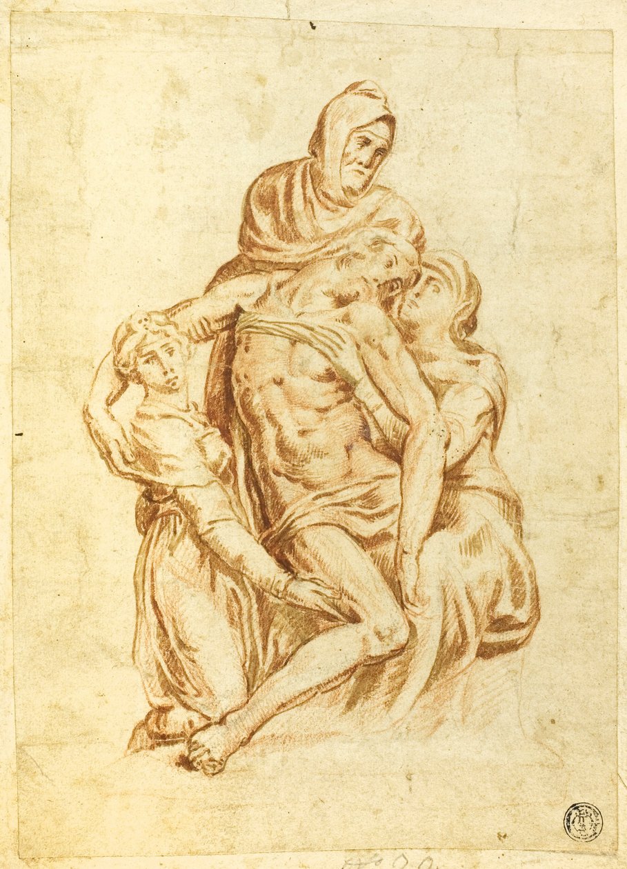 基督退位 作者 米开朗基罗（Michelangelo Buonarroti）