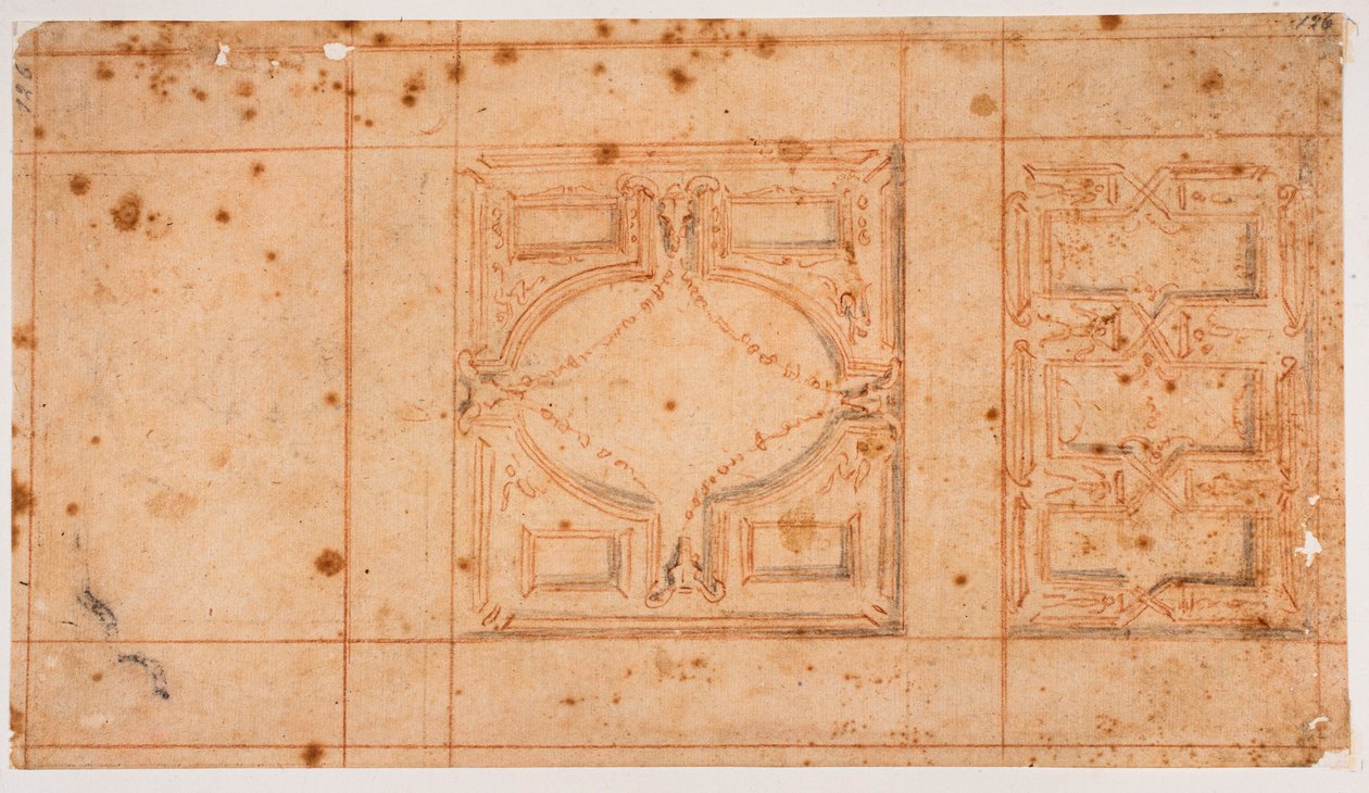 劳伦森图书馆书桌设计 作者 米开朗基罗（Michelangelo Buonarroti）