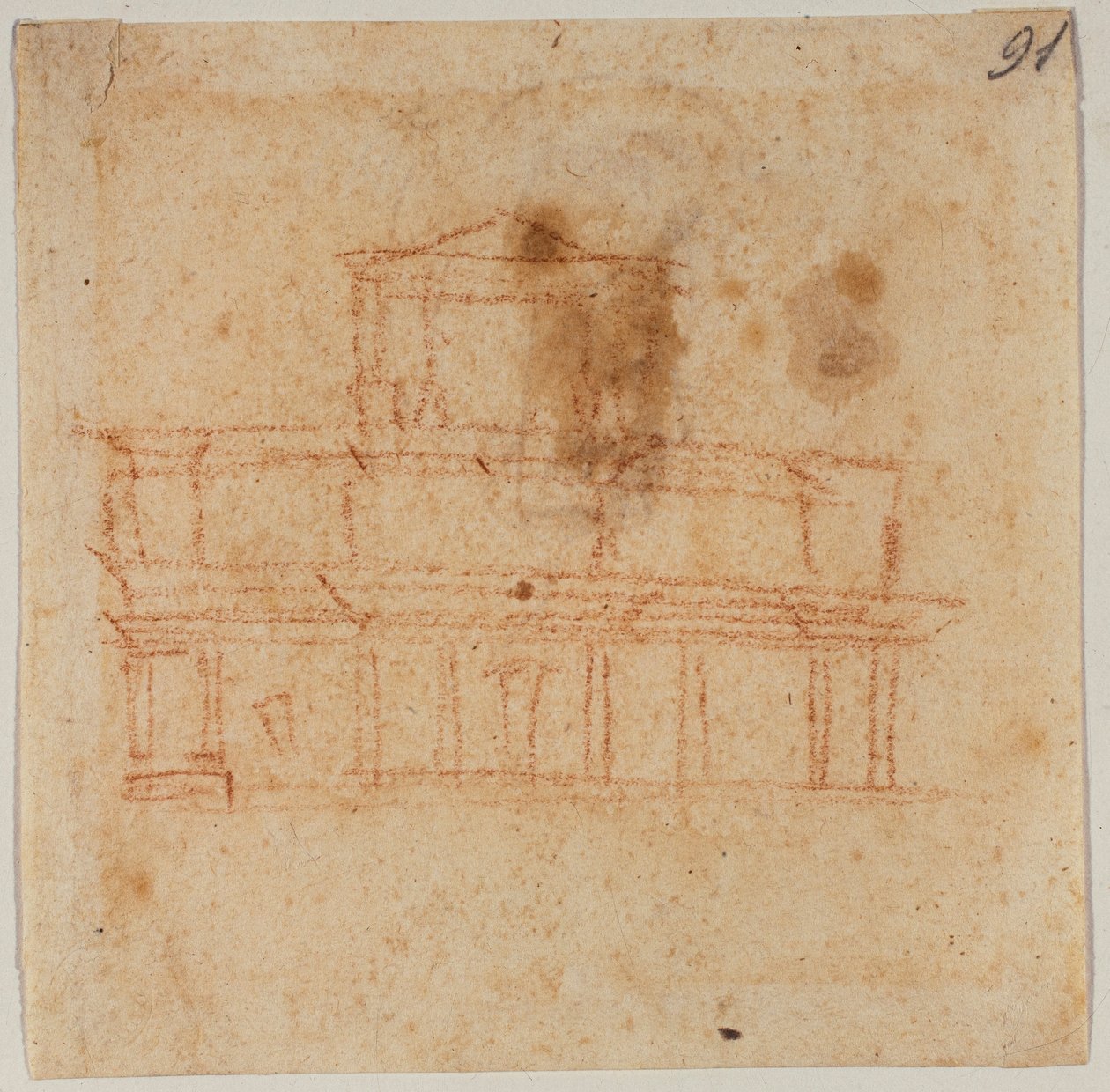圣洛伦索外墙设计 作者 米开朗基罗（Michelangelo Buonarroti）