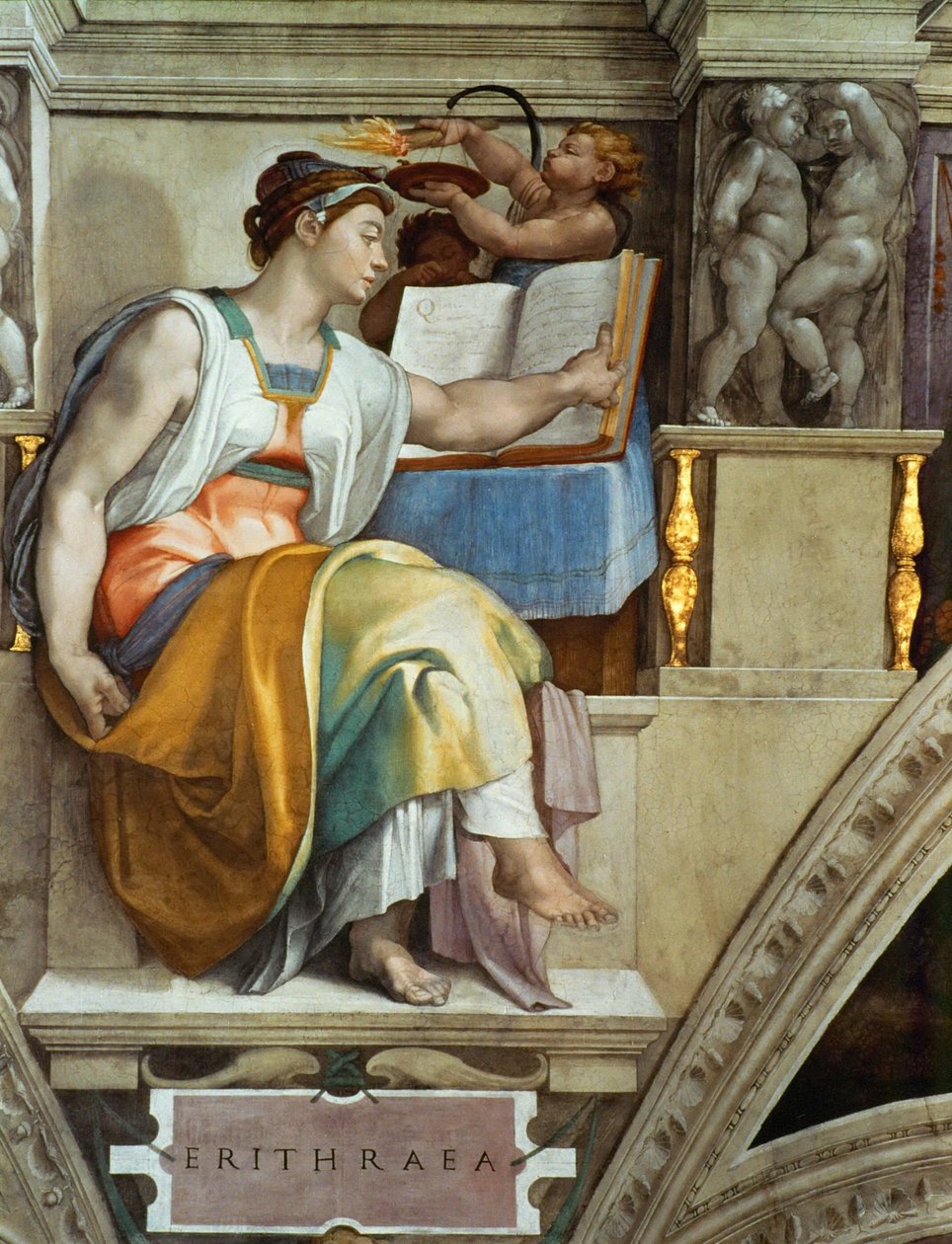 伊瑞斯拉西蓓尔 作者 米开朗基罗（Michelangelo Buonarroti）