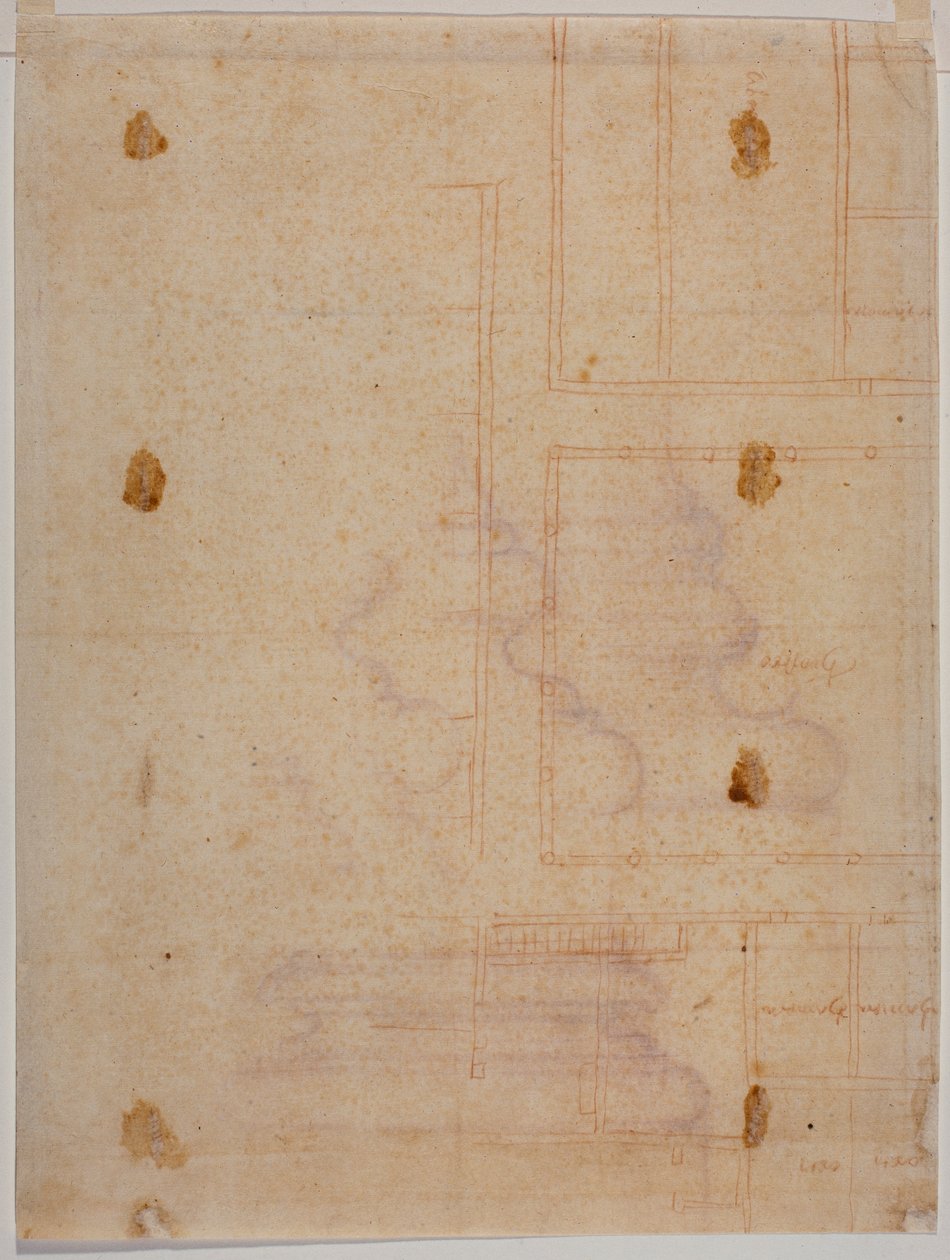圣洛伦索修道院残缺平面图 作者 米开朗基罗（Michelangelo Buonarroti）
