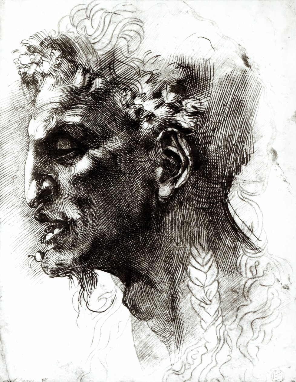 萨特的头 作者 米开朗基罗（Michelangelo Buonarroti）