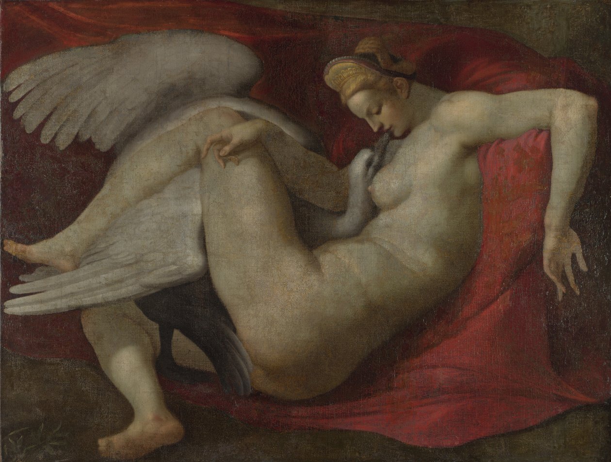 1530年后的莱达和天鹅 作者 米开朗基罗（Michelangelo Buonarroti）