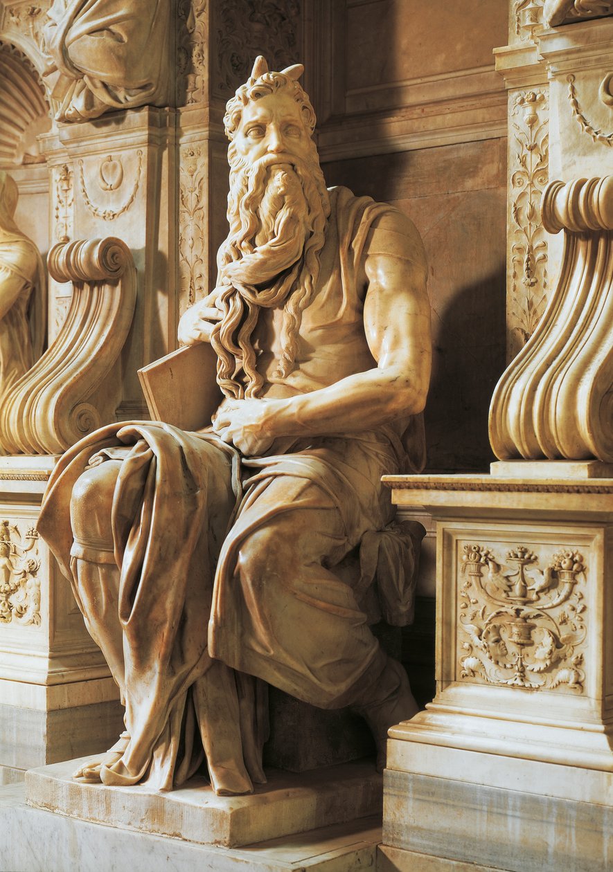 摩西 作者 米开朗基罗（Michelangelo Buonarroti）