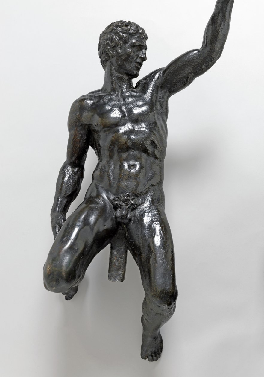 裸体吸食骑黑豹 作者 米开朗基罗（Michelangelo Buonarroti）