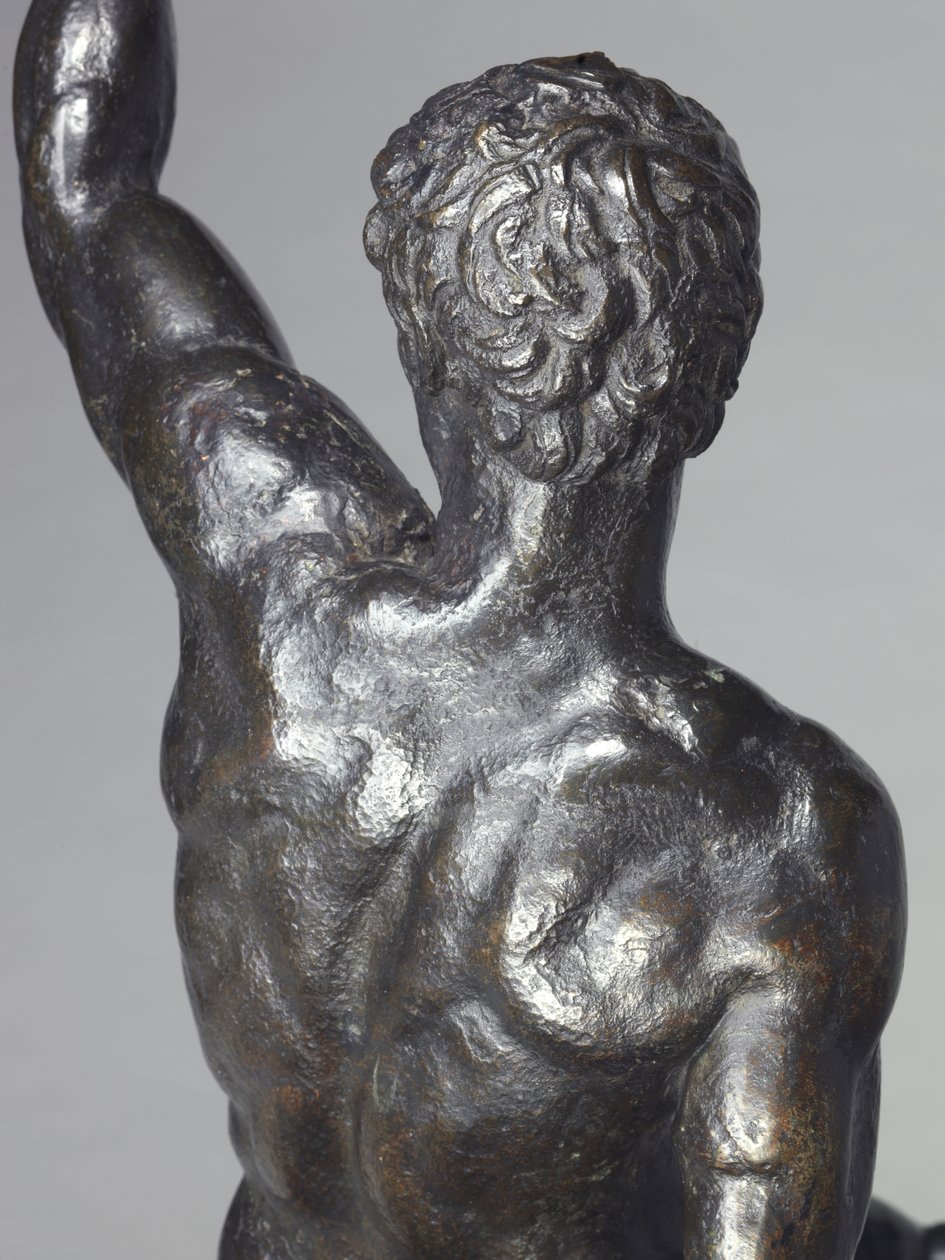 骑着豹子的裸体美女，约1506-08（青铜）。 作者 米开朗基罗（Michelangelo Buonarroti）