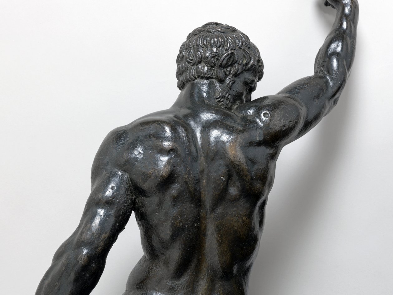 骑着豹子的裸体美女，约1506-08（青铜）。 作者 米开朗基罗（Michelangelo Buonarroti）