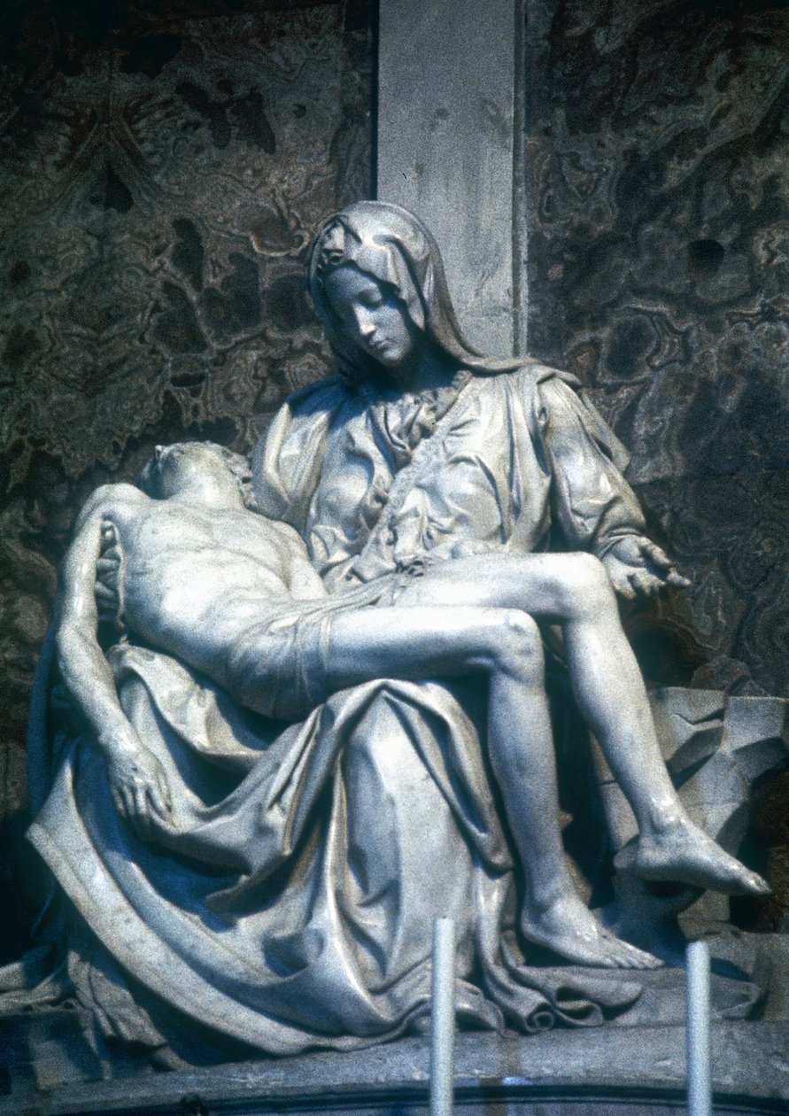 圣母怜子图（1498-1500） 作者 米开朗基罗（Michelangelo Buonarroti）