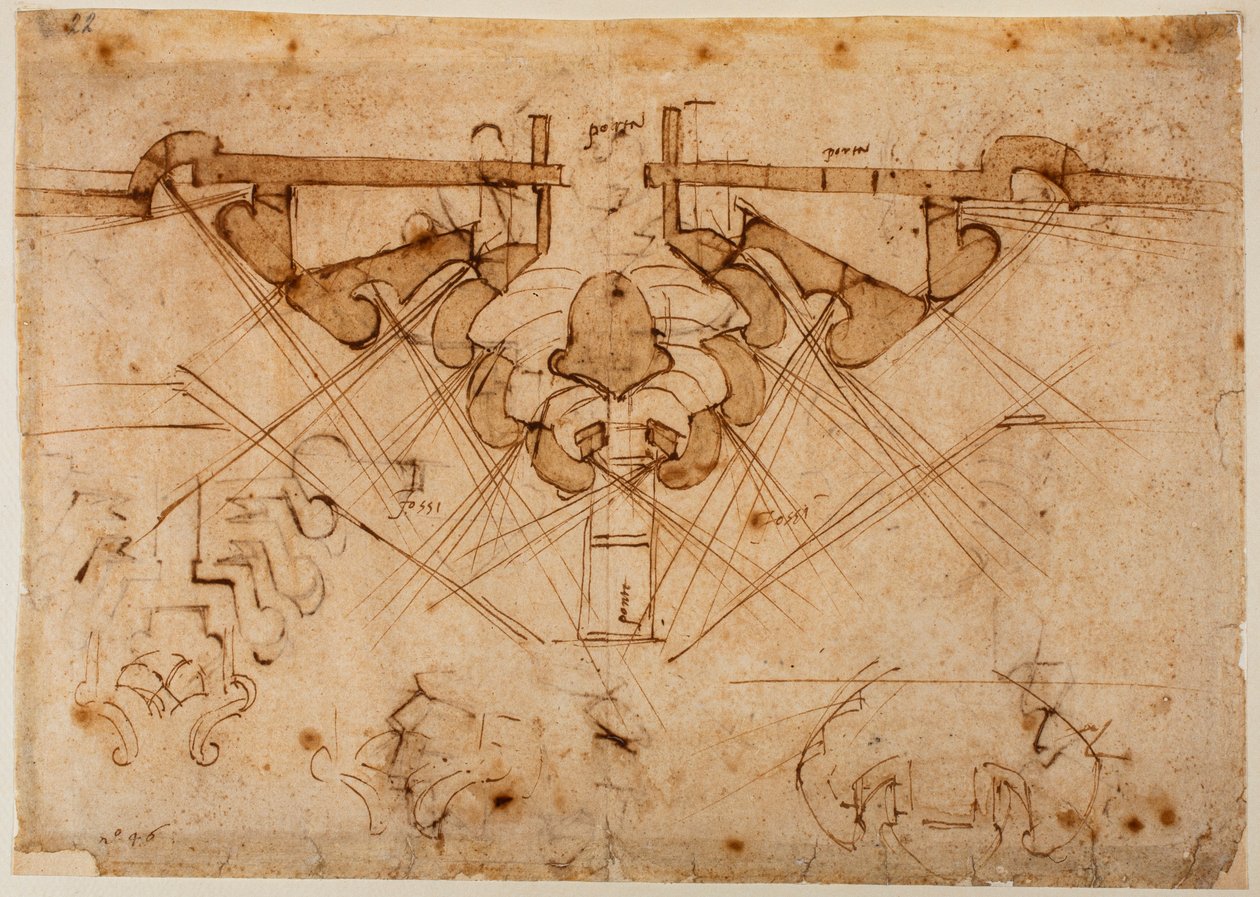 大门城墙工程 作者 米开朗基罗（Michelangelo Buonarroti）