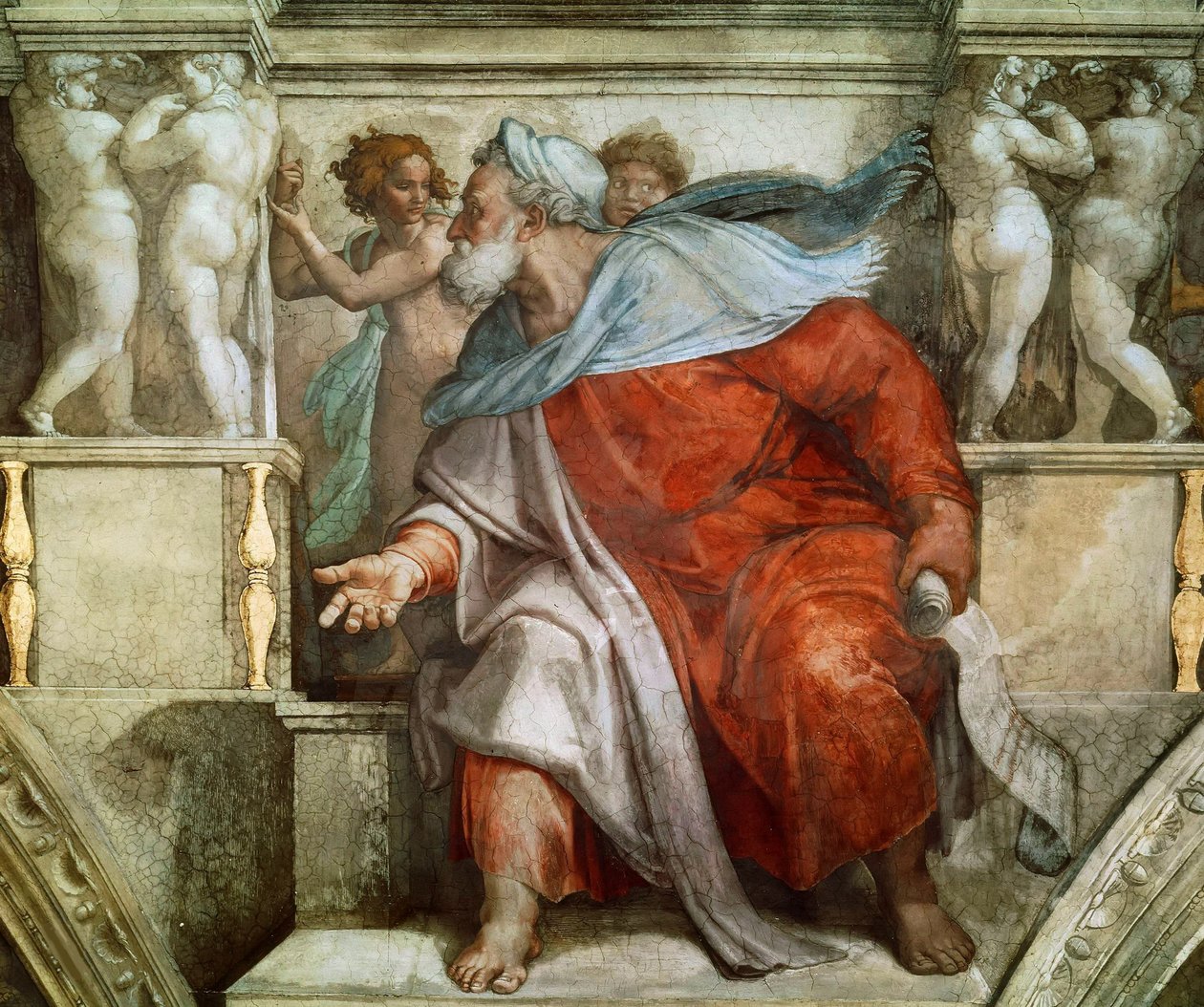先知以西结 作者 米开朗基罗（Michelangelo Buonarroti）