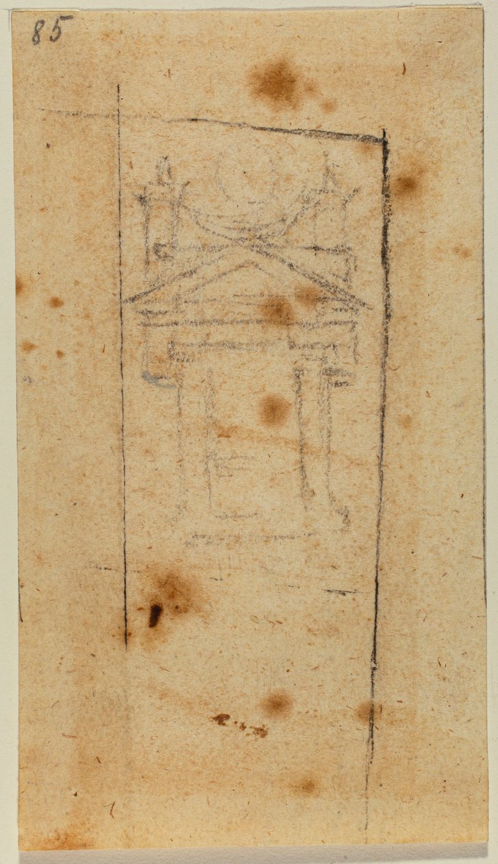 窗户草图 作者 米开朗基罗（Michelangelo Buonarroti）