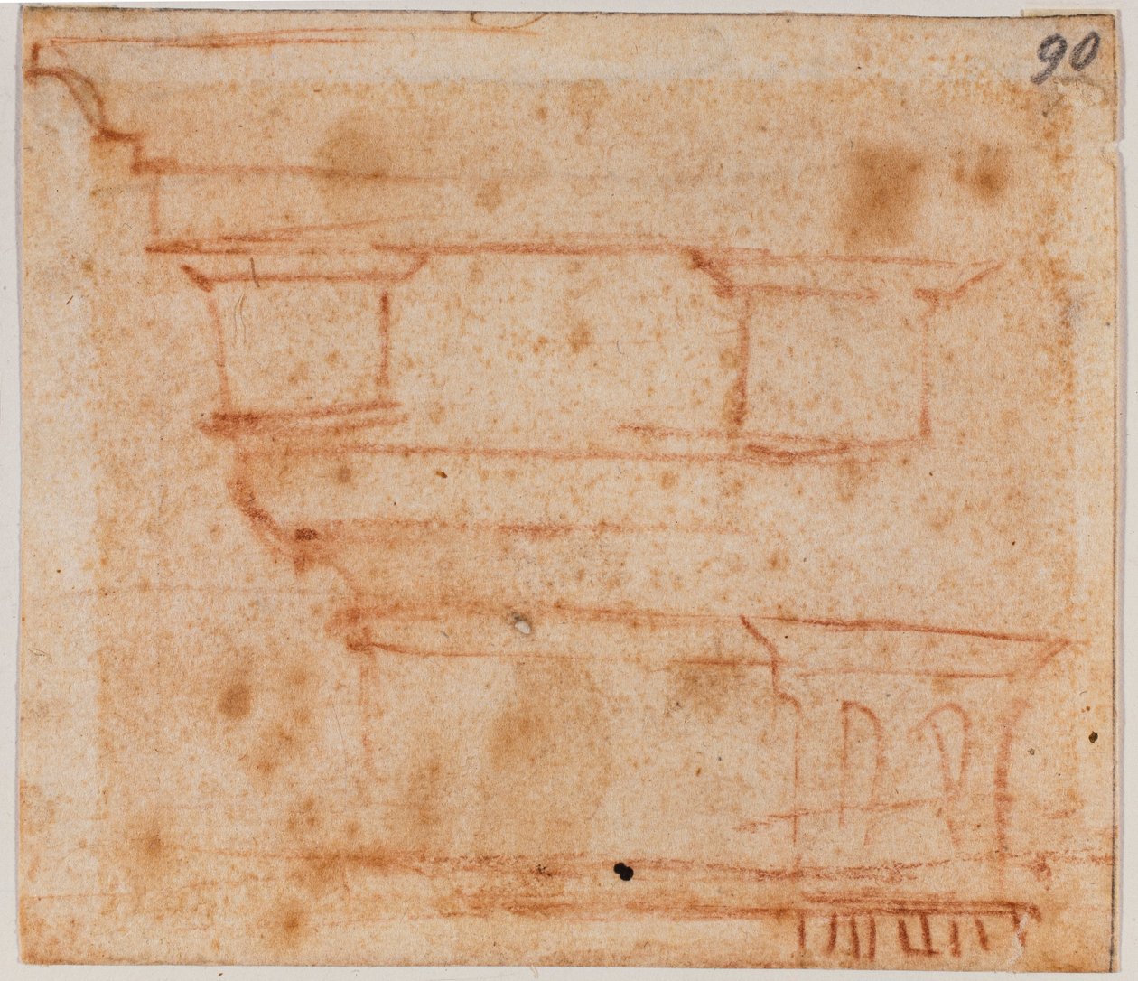 内饰草图 作者 米开朗基罗（Michelangelo Buonarroti）