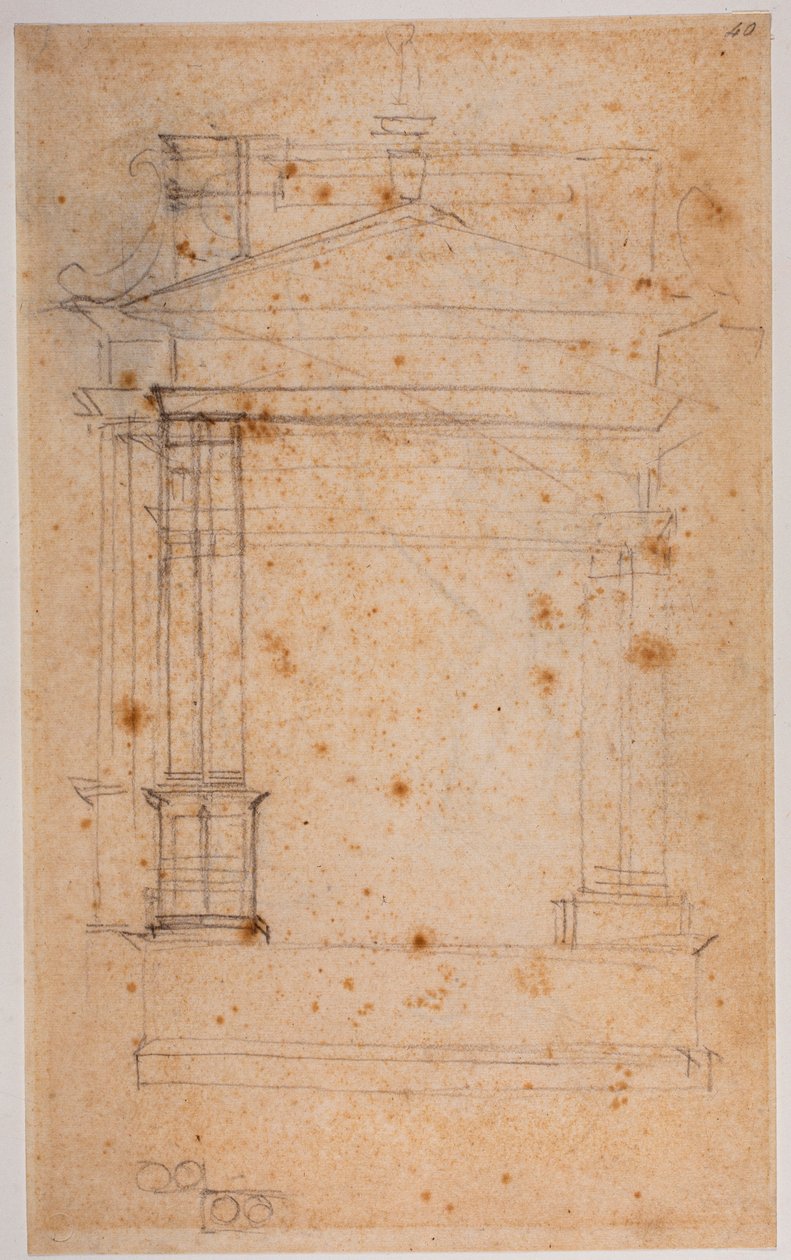 祭坛或壁墓研究 作者 米开朗基罗（Michelangelo Buonarroti）