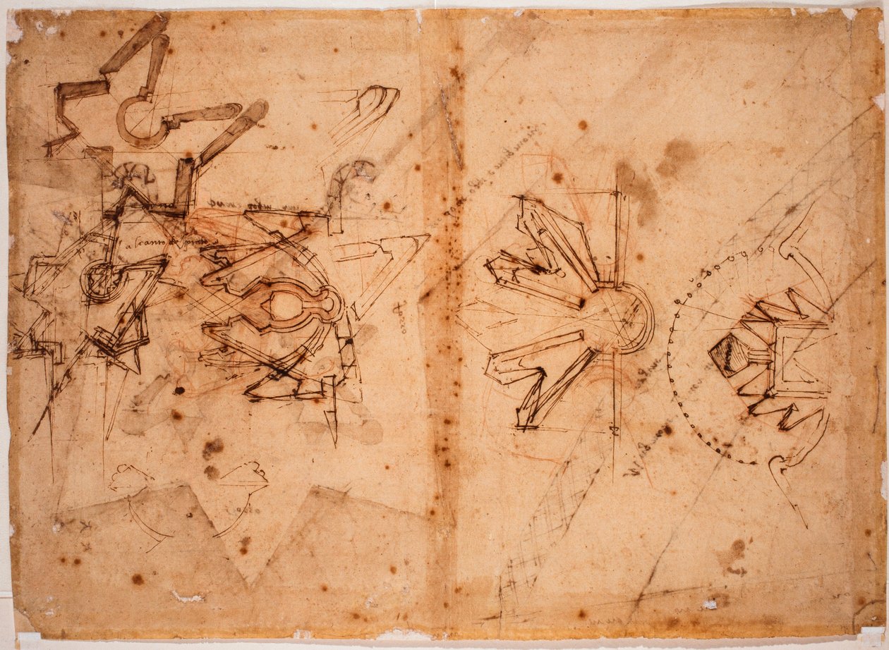 研究通往万圣草场大门的堡垒 作者 米开朗基罗（Michelangelo Buonarroti）