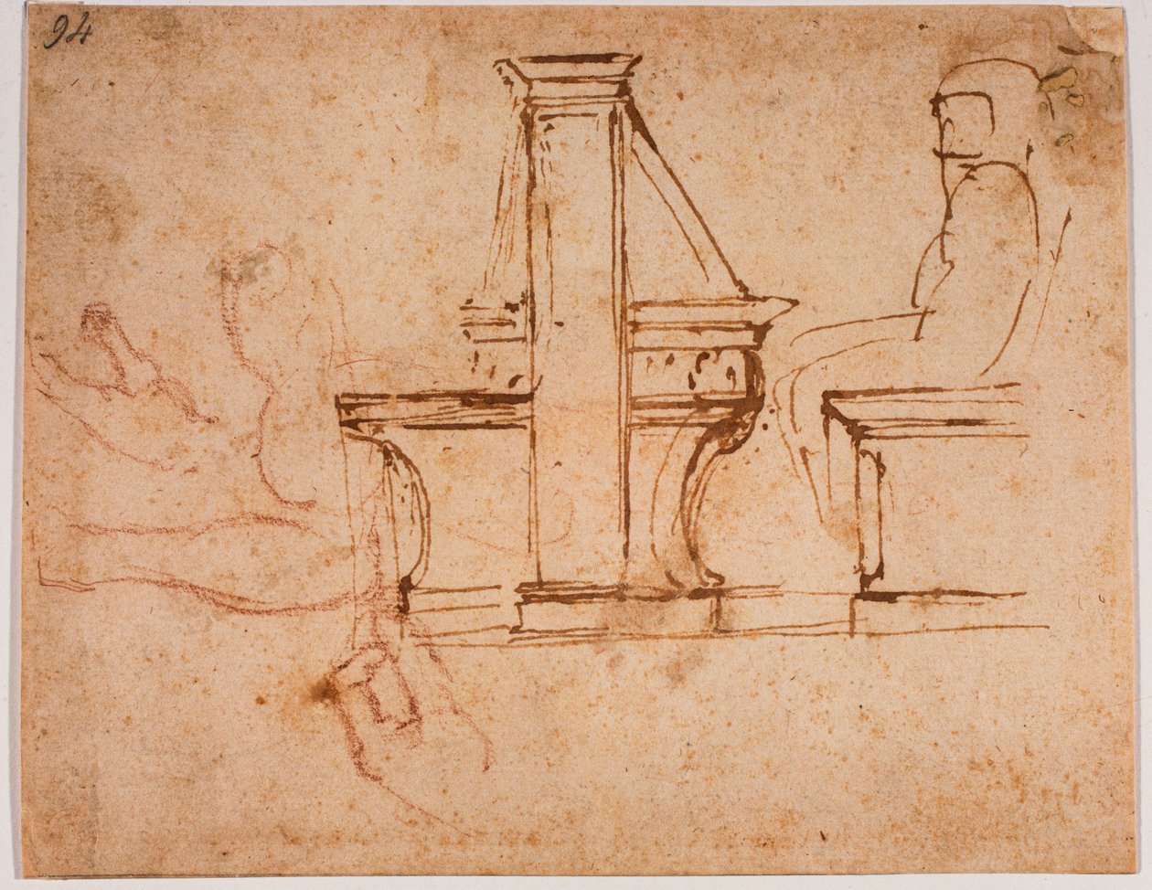 劳伦森图书馆阅览室天花板设计研究 作者 米开朗基罗（Michelangelo Buonarroti）