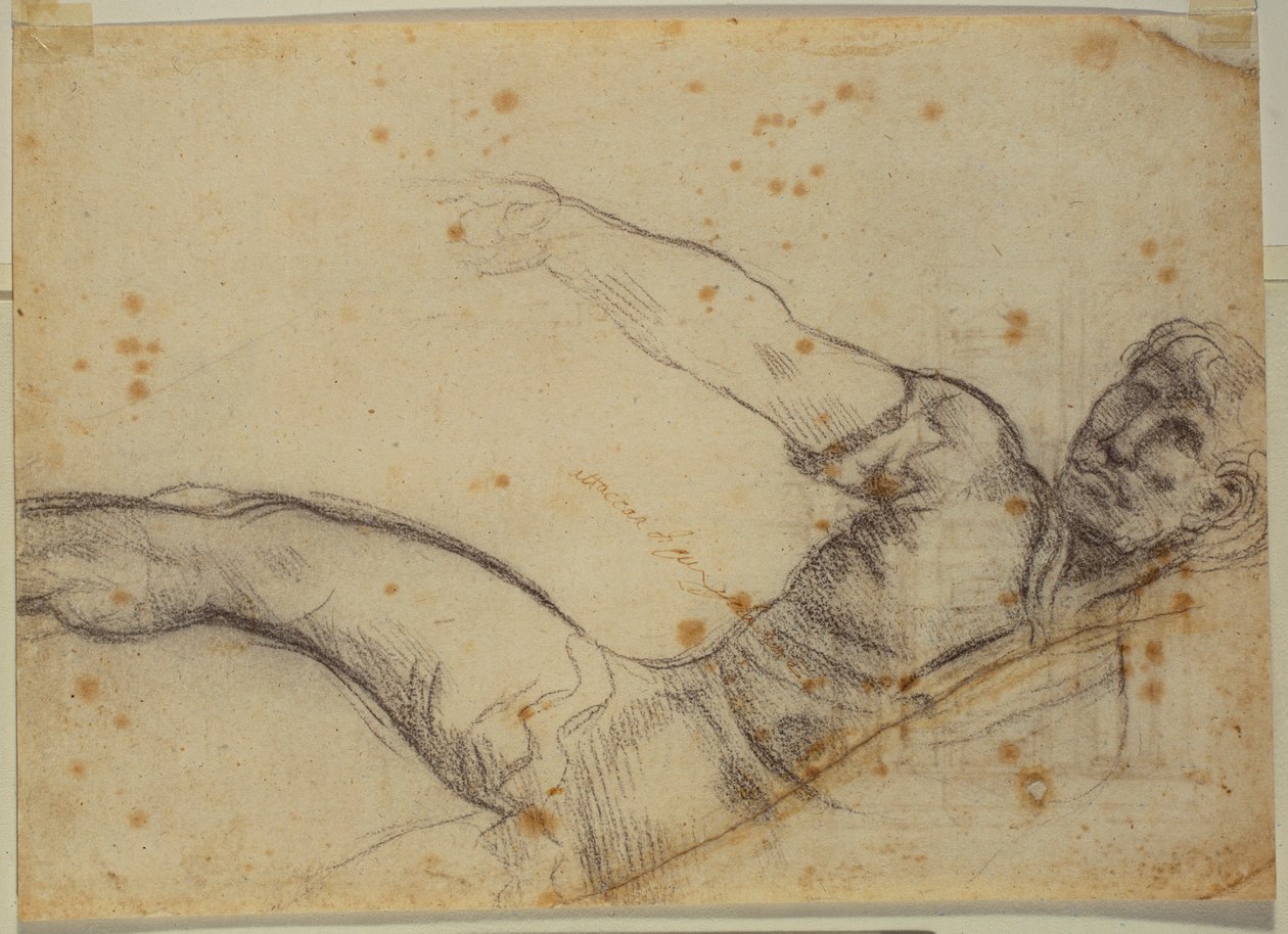 研究非雕刻人物和碑文 作者 米开朗基罗（Michelangelo Buonarroti）