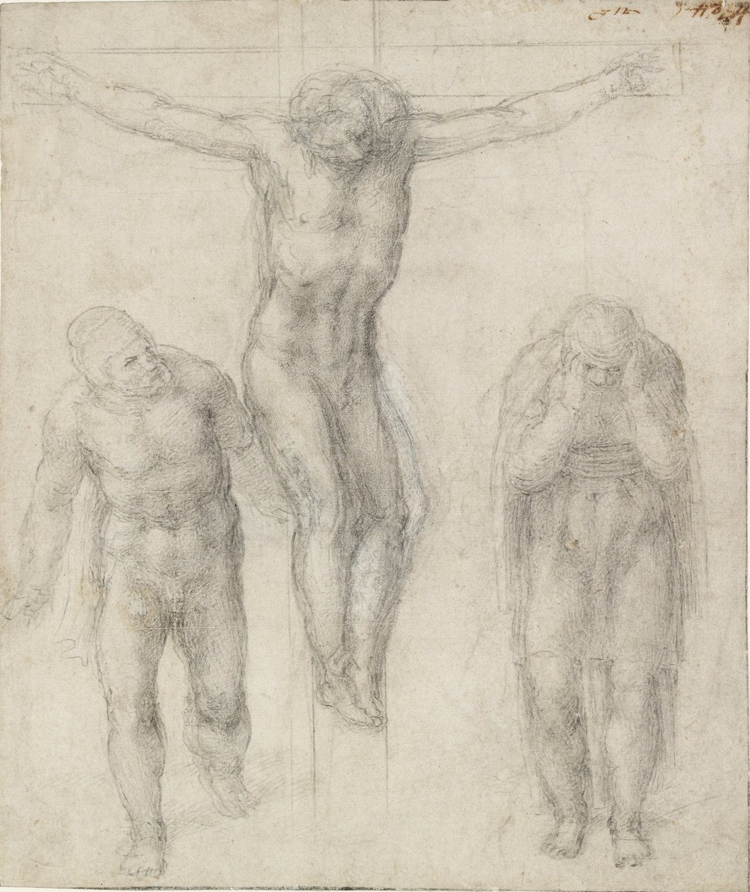 十字架》，16世纪 作者 米开朗基罗（Michelangelo Buonarroti）