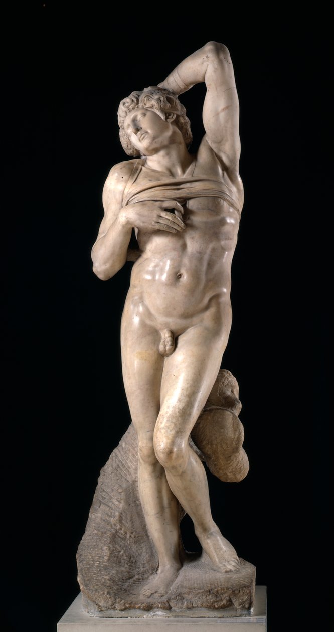 垂死的奴隶，1513-1515年 作者 米开朗基罗（Michelangelo Buonarroti）