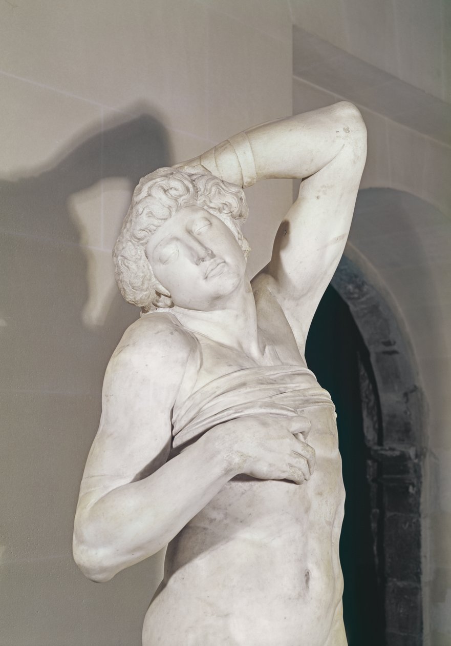 垂死的奴隶，1513-15年 作者 米开朗基罗（Michelangelo Buonarroti）