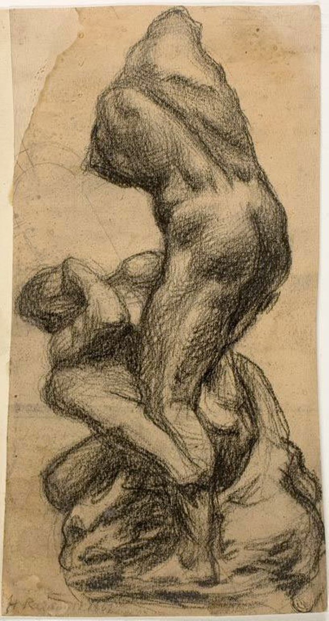 两个挣扎的人物 作者 米开朗基罗（Michelangelo Buonarroti）