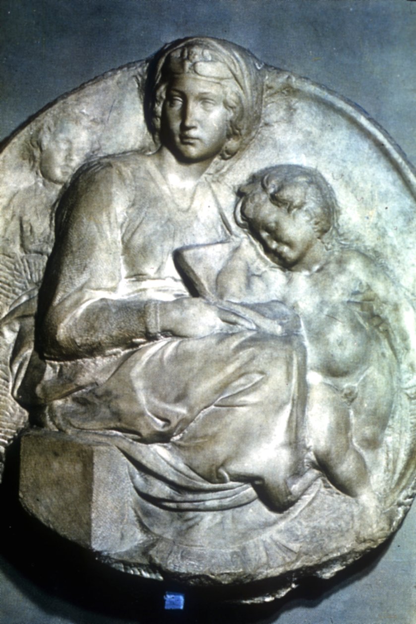 圣母子（1504-1505） 作者 米开朗基罗（Michelangelo Buonarroti）