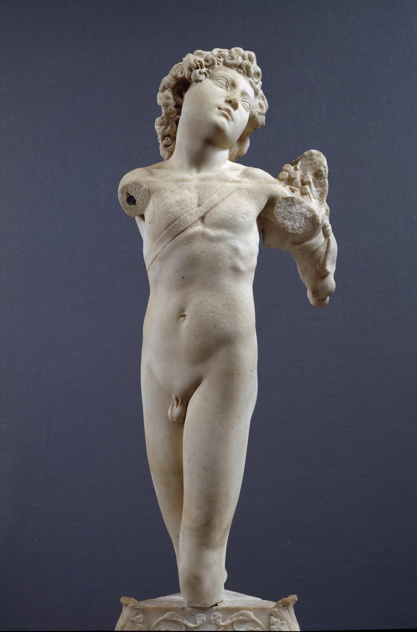 年轻的弓箭手，约1490年（大理石）。 作者 米开朗基罗（Michelangelo Buonarroti）