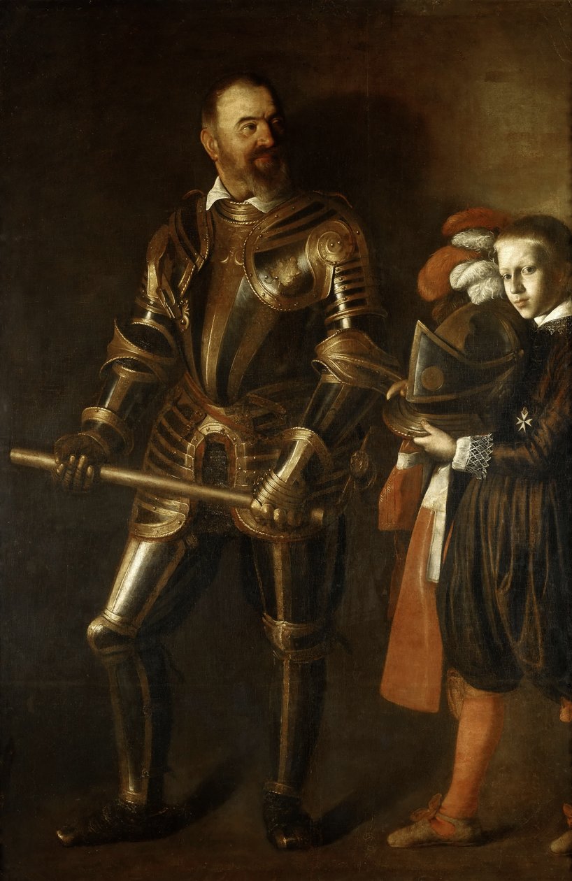Alof de Wignacourt 1547-1622，马耳他勋章大师 作者 米开朗基罗·梅里西·卡拉瓦乔