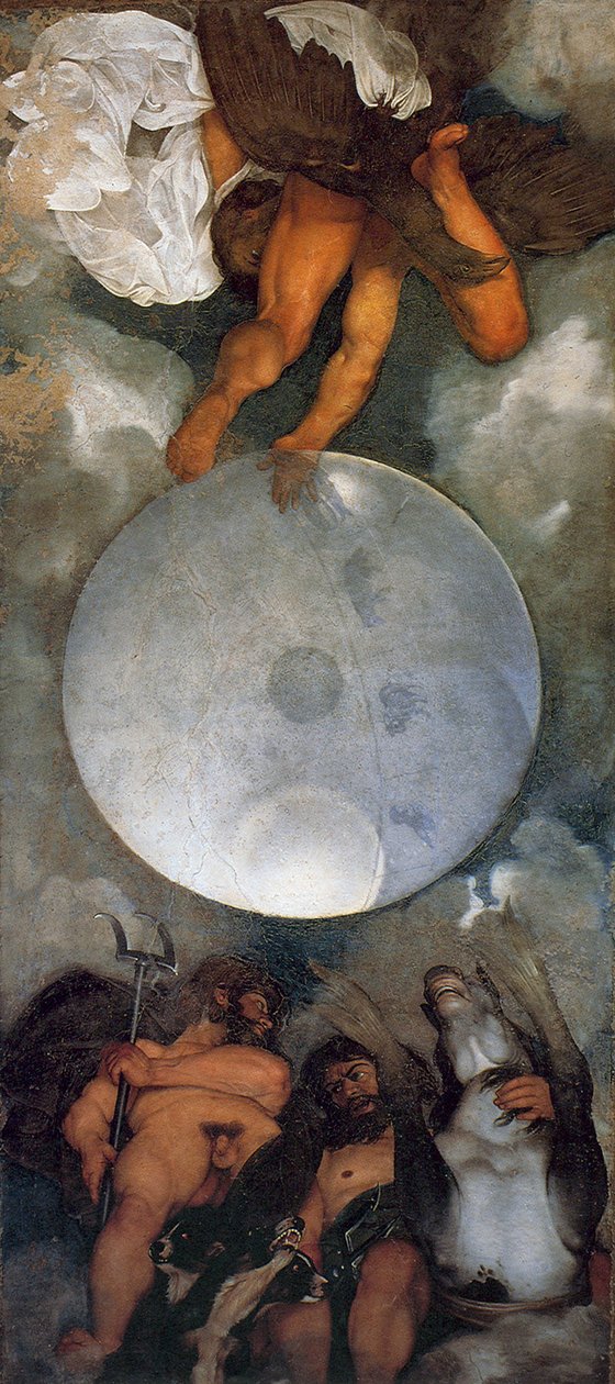 木星，海王星和冥王星，约。 1597 作者 米开朗基罗·梅里西·卡拉瓦乔