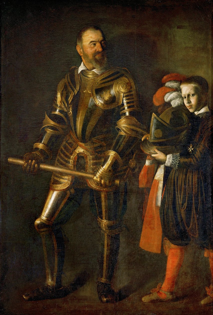 马耳他骑士团大团长 Alof de Vignacourt 作者 米开朗基罗·梅里西·达·卡拉瓦乔