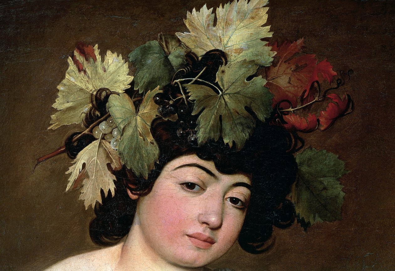 巴克斯，约 1589 年（布面油画） 作者 米开朗基罗·梅里西·达·卡拉瓦乔